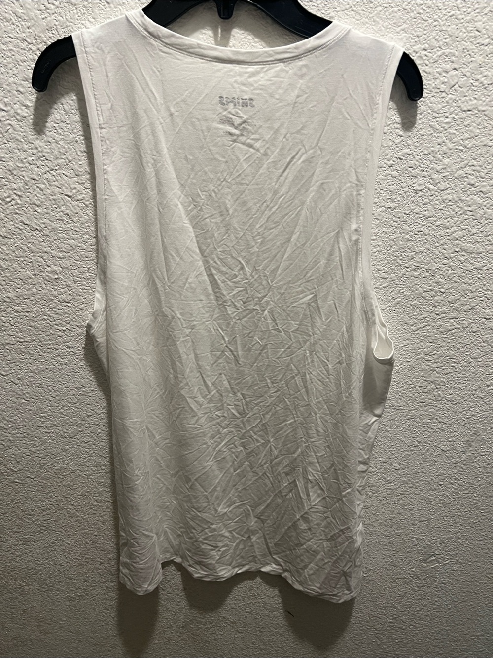 SKIMS White Ribbed Tank Top